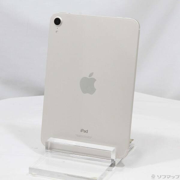 【中古】Apple(アップル) iPad mini 第6世代 256GB スターライト MK8H3J/A SIMフリー 【262-ud】