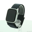 【中古】Apple(アップル) Apple Watch Series 9 GPS 41mm シルバーアルミニウムケース ミッドナイトスポーツループ 【349-u...