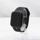 【中古】Apple(アップル) Apple Watch Series 5 Nike GPS 44mm スペースグレイアルミニウムケース アンスラサイト/ブラック...