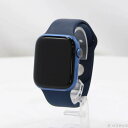 【中古】Apple(アップル) Apple Watch Series 7 GPS 45mm ブルーアルミニウムケース アビスブルースポーツバンド 【269-ud...