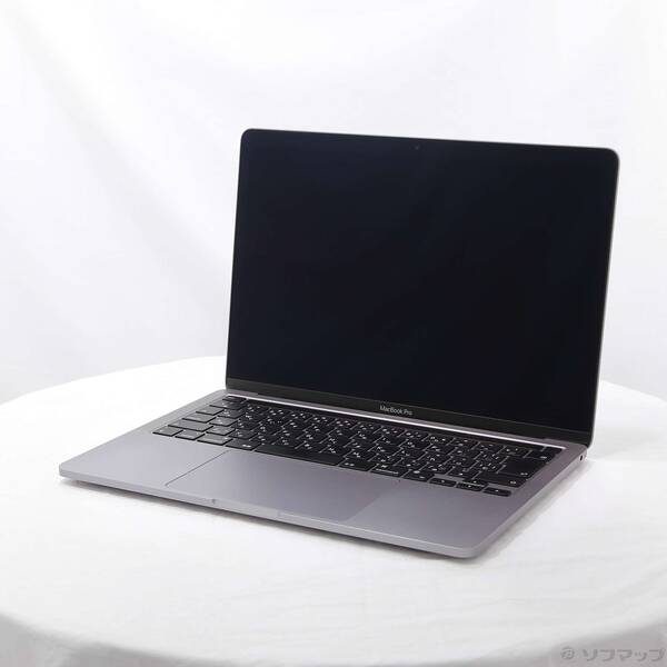 【中古】Apple(アップル) MacBook Pro 13.3-inch Late-2020 MYD82J/A Apple M1 8コアCPU_8コアGPU 8GB SSD256GB スペースグレイ 〔15.1 Sequoia〕 【348-ud】