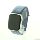【中古】Apple(アップル) Apple Watch Series 9 GPS + Cellular 41mm シルバーアルミニウムケース ウインターブルース...