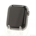 【中古】Apple(アップル) Apple Watch Series 7 GPS + Cellular 45mm グラファイトステンレススチールケース バンド無...
