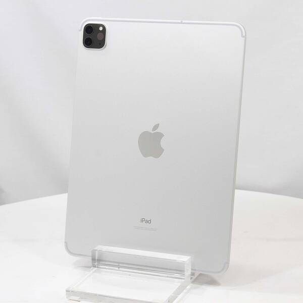 【中古】Apple(アップル) iPad Pro 11インチ 第2世代 256GB シルバー MXE52J/A docomoロック解除SIMフリー 【196-ud】