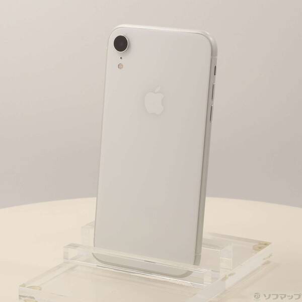 【中古】Apple(アップル) iPhoneXR 128GB ホワイト MT0J2J/A SoftBank 【251-ud】