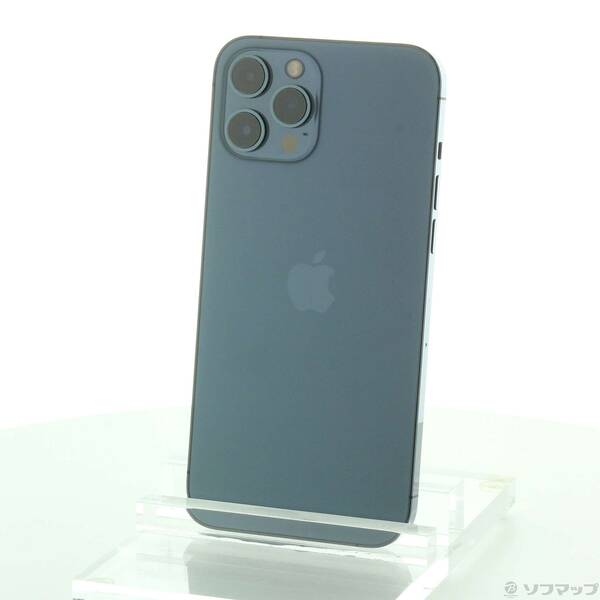 【中古】Apple(アップル) iPhone12 Pro Max 128GB パシフィックブルー MGCX3J/A SIMフリー 【276-ud】