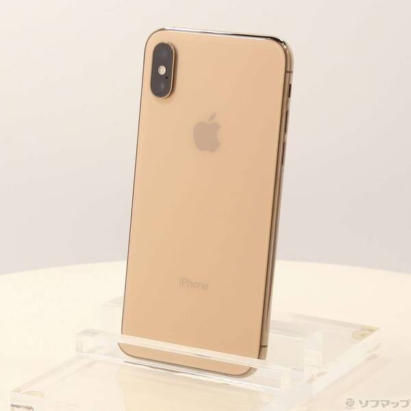【中古】Apple(アップル) iPhoneXS 64GB ゴールド MTAY2J/A SIMフリー 【344-ud】