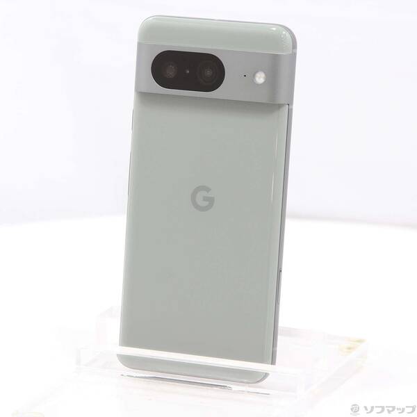 【中古】GOOGLE(グーグル) Google Pixel 8 128GB ヘーゼル GA048 au SIMフリー 【377-ud】