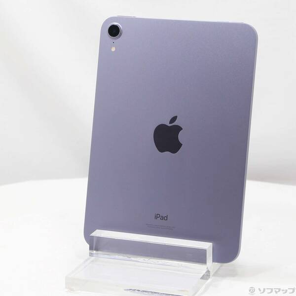 【中古】Apple(アップル) iPad mini 第6世代 64GB パープル MK7R3J/A Wi-Fi 【381-ud】