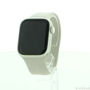 【中古】Apple(アップル) Apple Watch Series 8 GPS 41mm スターライトアルミニウムケース スターライトソロループ 【381-u...