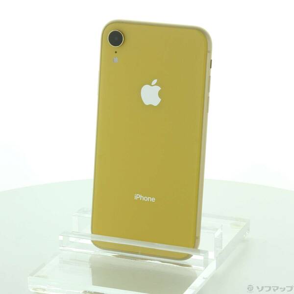 【中古】SoftBank iPhoneXR 128GB イエロー MT0Q2J/A SoftBank 【368-ud】