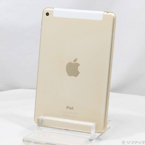 【中古】Apple(アップル) iPad mini 4 64GB ゴールド MK752J/A docomoロック解除SIMフリー 【258-ud】