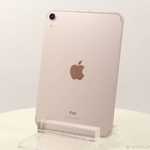 【中古】Apple(アップル) iPad mini 第6世代 256GB ピンク MLX93J/A SIMフリー 【352-ud】