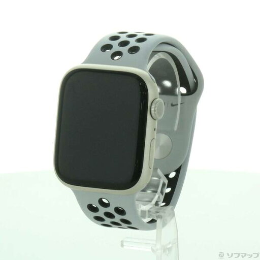 【中古】Apple(アップル) Apple Watch Series 7 Nike GPS 45mm スターライトアルミニウムケース ピュアプラチナム/ブラックNikeスポーツバンド 【349-ud】 【中古】Apple(アップル) Apple Watch Series 7 Nike GPS 45mm スターライトアルミニウムケース ピュアプラチナム/ブラックNikeスポーツバンド 【349-ud】