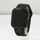 【中古】Apple(アップル) Apple Watch Series 8 GPS 45mm ミッドナイトアルミニウムケース ブラック/ブラックNikeスポーツバ...