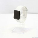 【中古】Apple(アップル) Apple Watch Series 3 GPS 38mm シルバーアルミニウムケース ホワイトスポーツバンド 【262-ud】