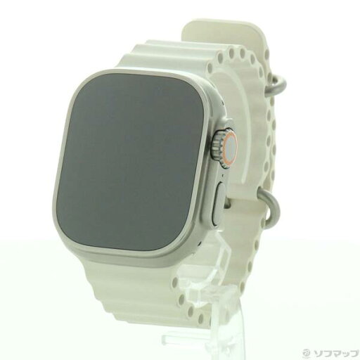 【中古】Apple(アップル) Apple Watch Ultra GPS + Cellular 49mm チタニウムケース ホワイトオーシャンバンド 【344-ud】 【中古】Apple(アップル) Apple Watch Ultra GPS + Cellular 49mm チタニウムケース ホワイトオーシャンバンド 【344-ud】