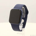 【中古】Apple(アップル) Apple Watch Series 6 GPS 40mm ブルーアルミニウムケース ディープネイビースポーツバンド 【368-...