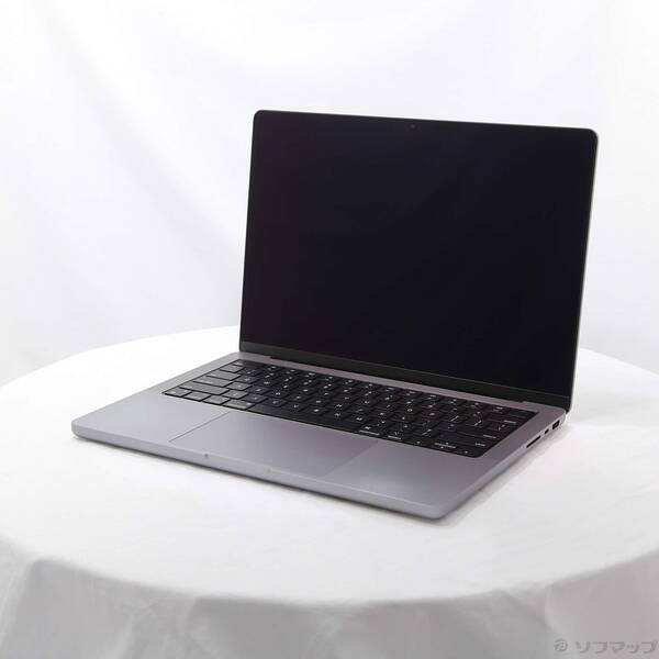 【中古】Apple(アップル) MacBook Pro 14.2-inch Late-2021 MKGP3J／A Apple M1 Pro 8コアCPU_14コアGPU 32GB SSD512GB スペースグレイ 〔12.6 Monterey〕 【371-ud】