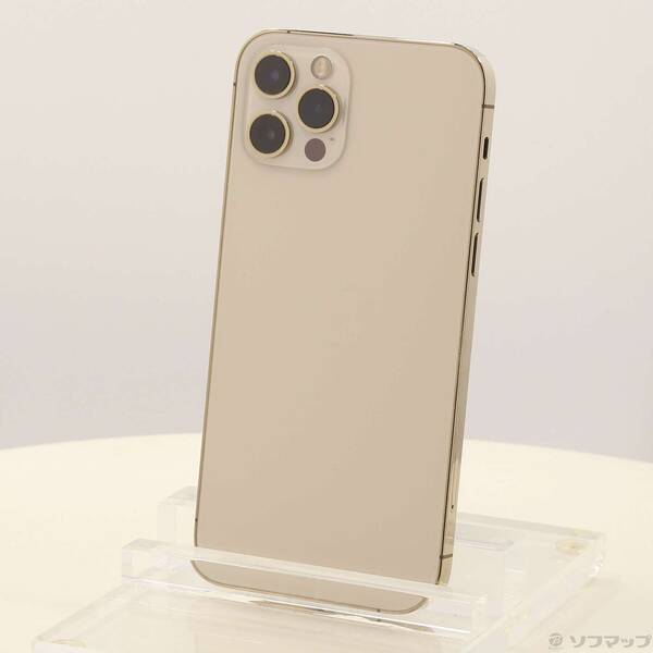 【中古】Apple(アップル) iPhone12 Pro 128GB ゴールド MGM73J/A SIMフリー 【344-ud】