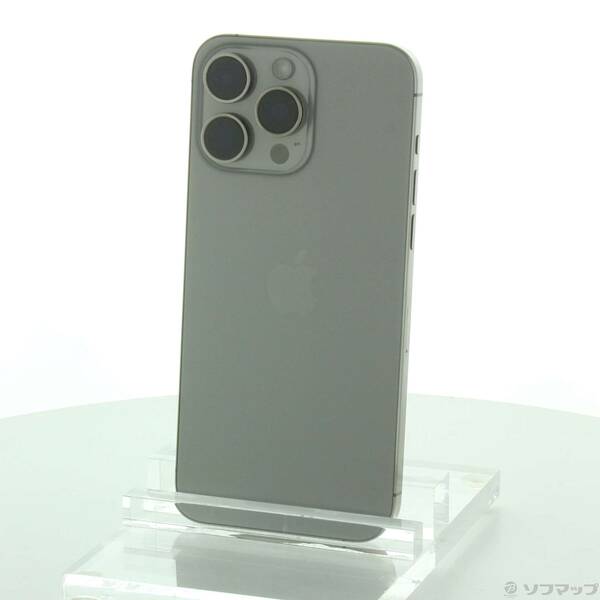 【中古】Apple(アップル) iPhone15 Pro Max 256GB ナチュラルチタニウム MU6R3J/A SIMフリー 【258-ud】