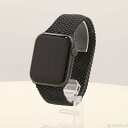 【中古】Apple(アップル) Apple Watch Series 6 GPS 44mm スペースグレイアルミニウムケース ブレイデッドソロループ 【344-...