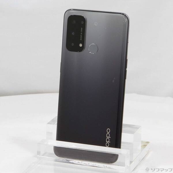 【中古】OPPO(オッポ) OPPO Reno5 A 128GB シルバーブラック A101OP Y!mobile SIMフリー 【349-ud】