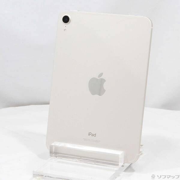【中古】Apple(アップル) iPad mini 第6世代 256GB スターライト MK8H3J/A SIMフリー 【377-ud】