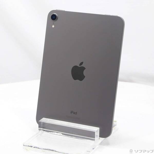 【中古】Apple(アップル) iPad mini 第6世代 64GB スペースグレイ MK7M3J/A Wi-Fi 【196-ud】