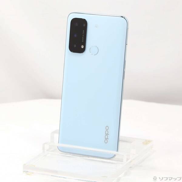 【中古】OPPO(オッポ) Reno5 A 128GB アイスブルー A103OP Y!mobile SIMフリー 〔ネットワーク利用制限▲〕 【247-ud】