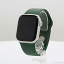 【中古】Apple(アップル) Apple Watch Series 7 GPS 41mm スターライトアルミニウムケース クローバースポーツバンド 【262-...