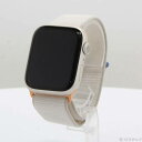 【中古】Apple(アップル) Apple Watch Series 9 GPS 45mm スターライトアルミニウムケース スターライトスポーツループ 【258...