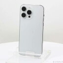 【中古】Apple(アップル) iPhone14 Pro Max 1TB シルバー MQ9L3J/A SoftBank 【258-ud】