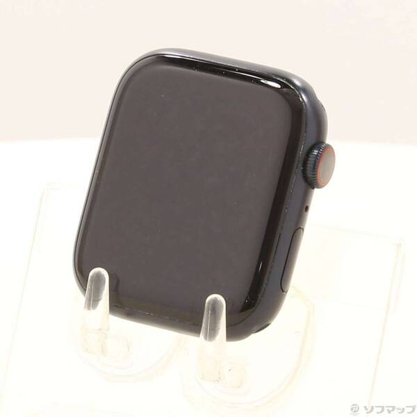 【中古】Apple(アップル) Apple Watch Series 8 GPS + Cellular 45mm ミッドナイトアルミニウムケース バンド無し 【377-ud】