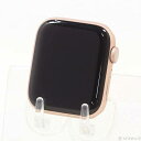 【中古】Apple(アップル) Apple Watch Series 6 GPS 44mm ゴールドアルミニウムケース バンド無し 【344-ud】