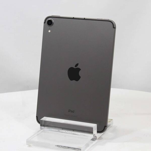 【中古】Apple(アップル) iPad mini 第6世代 256GB スペースグレイ MK8F3J／A SIMフリー 【305-ud】