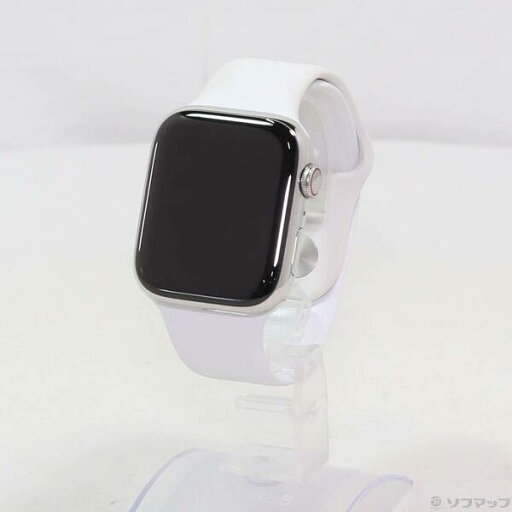【中古】Apple(アップル) Apple Watch Series 8 GPS + Cellular 45mm シルバーステンレススチールケース ホワイトスポーツバンド 【258-ud】 【中古】Apple(アップル) Apple Watch Series 8 GPS + Cellular 45mm シルバーステンレススチールケース ホワイトスポーツバンド 【258-ud】