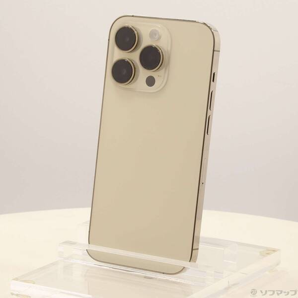【中古】Apple(アップル) iPhone14 Pro 128GB ゴールド MQ073J/A SIMフリー 【377-ud】