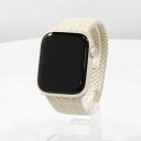 【中古】Apple(アップル) Apple Watch Series 9 GPS 45mm スターライトアルミニウムケース ベージュブレイデッドソロループ 【3...