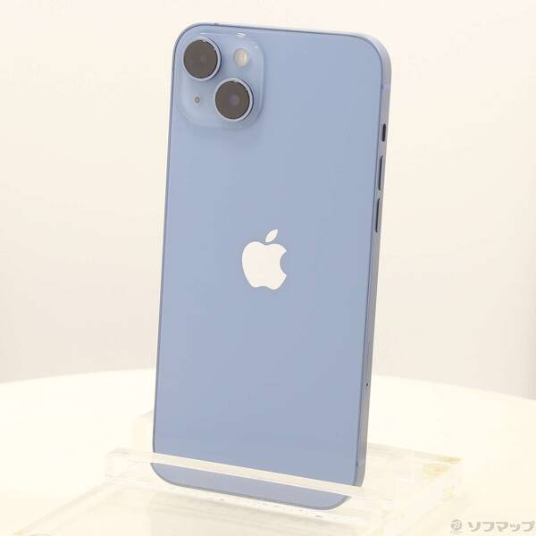 【中古】Apple(アップル) iPhone14 Plus 256GB ブルー MQ4Q3J/A SIMフリー 【251-ud】