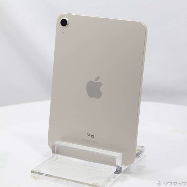 【中古】Apple(アップル) iPad mini 第6世代 64GB スターライト MK7P3J/A Wi-Fi 【381-ud】