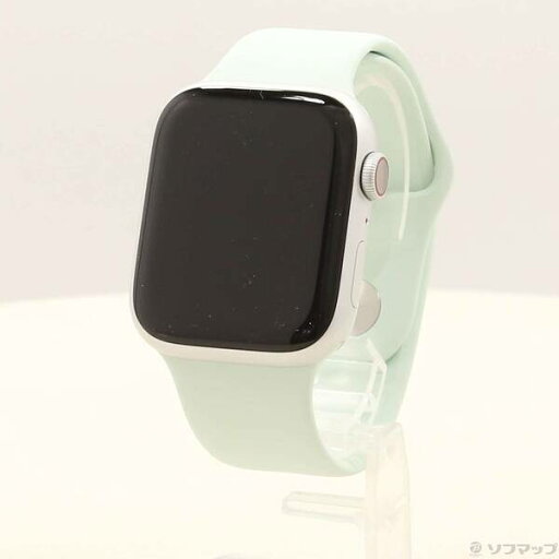 【中古】Apple(アップル) Apple Watch Series 9 GPS + Cellular 45mm シルバーアルミニウムケース ソフトミントスポーツバンド 【377-ud】 【中古】Apple(アップル) Apple Watch Series 9 GPS + Cellular 45mm シルバーアルミニウムケース ソフトミントスポーツバンド 【377-ud】