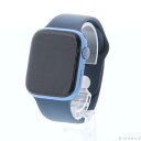 【中古】Apple(アップル) Apple Watch Series 7 GPS 45mm ブルーアルミニウムケース アビスブルースポーツバンド 【269-ud...