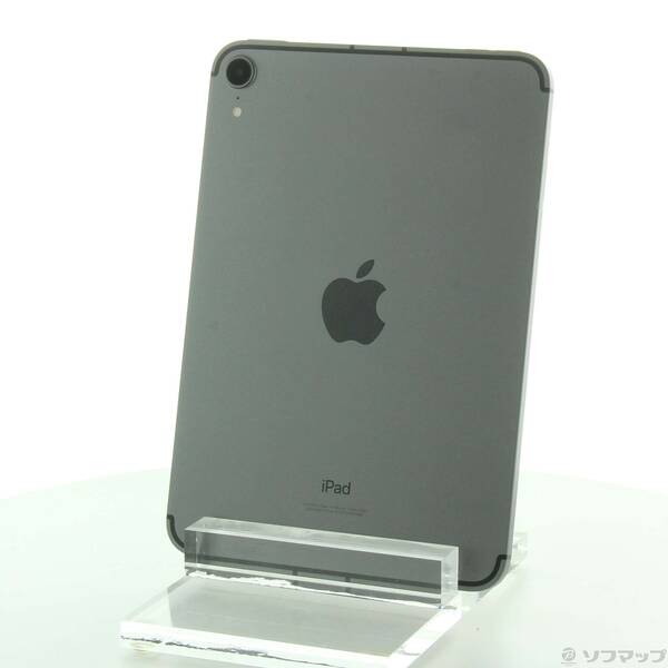 【中古】Apple(アップル) iPad mini 第6世代 256GB スペースグレイ MK8F3J／A SIMフリー 【262-ud】