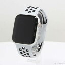 【中古】Apple(アップル) Apple Watch Series 5 GPS + Cellular 44mm シルバーアルミニウムケース ピュアプラチナム/...