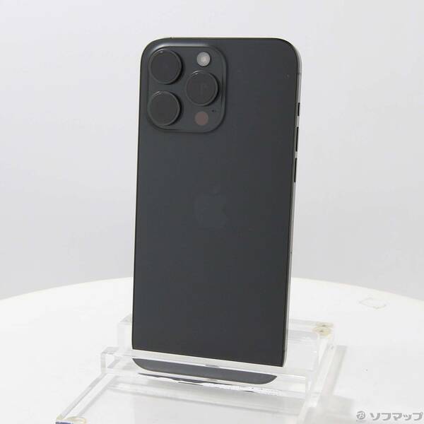 【中古】Apple(アップル) iPhone15 Pro Max 256GB ブラックチタニウム MU6P3J/A SIMフリー 【377-ud】