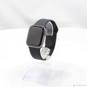 【中古】Apple(アップル) Apple Watch Series 6 GPS 40mm グラファイトステンレススチールケース ブラックスポーツバンド 【37...
