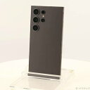 【中古】SAMSUNG(サムスン) Galaxy S24 Ultra 1TB チタニウムブラック SM-S928QZKNSJP SIMフリー 【269-ud】