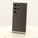 【中古】SAMSUNG(サムスン) Galaxy S24 Ultra 1TB チタニウムブラック SM-S928QZKNSJP SIMフリー 【269-ud】