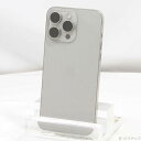 【中古】Apple(アップル) iPhone15 Pro Max 1TB ナチュラルチタニウム MU713J/A SIMフリー 【377-ud】